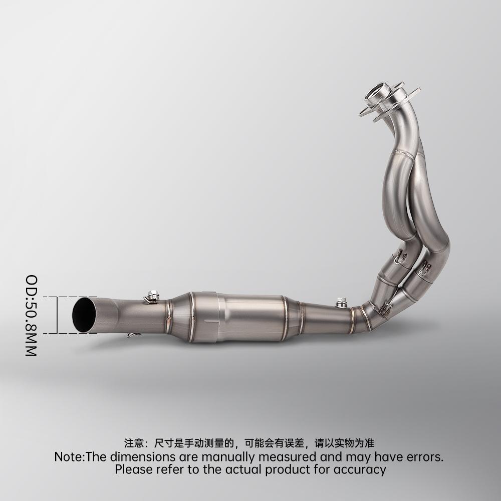 2023-2025 ER6N Z650 Ninja 650 Stainless Steel Sliding Slip-On Motorcycle Exhaust Pipe
