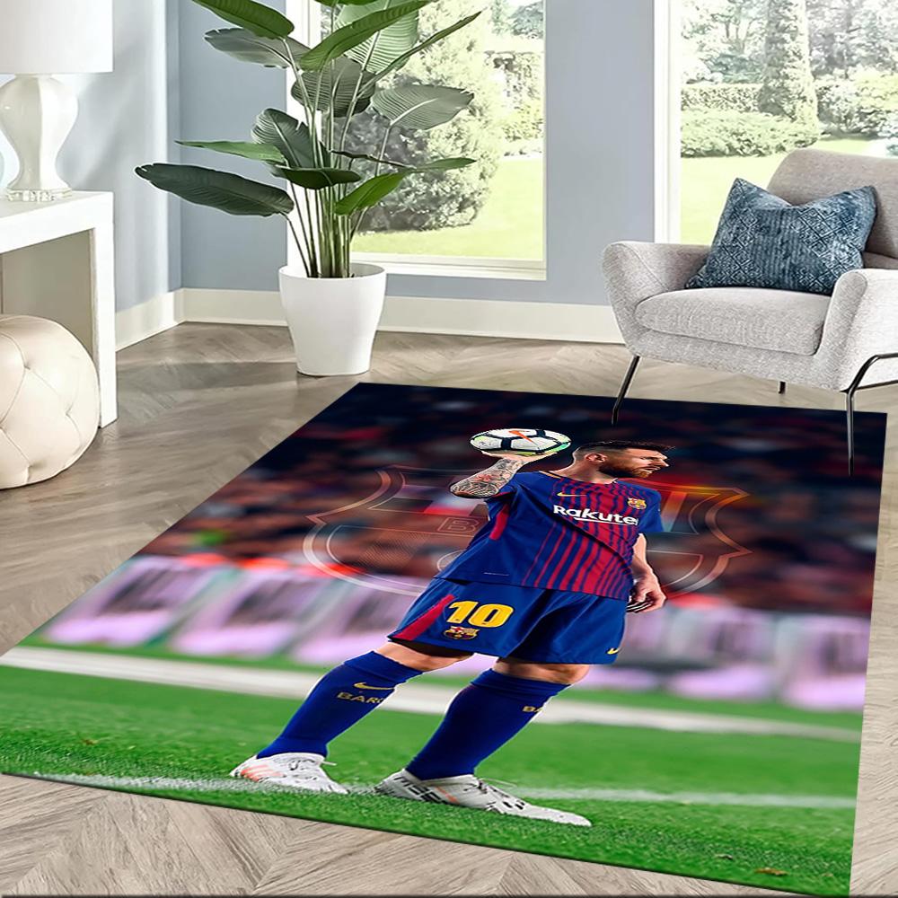 Messi 437 Floor Mat Perfect for Foyer Dormitory Hallway Dining Room Anti-slip Rug Office home decor Perfect Gift for Valentine's Wedding Birthday