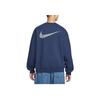 Nike Koston Простой флисовый пуловер с круглым вырезом и длинными рукавами Мужской свитшот HV0248-410