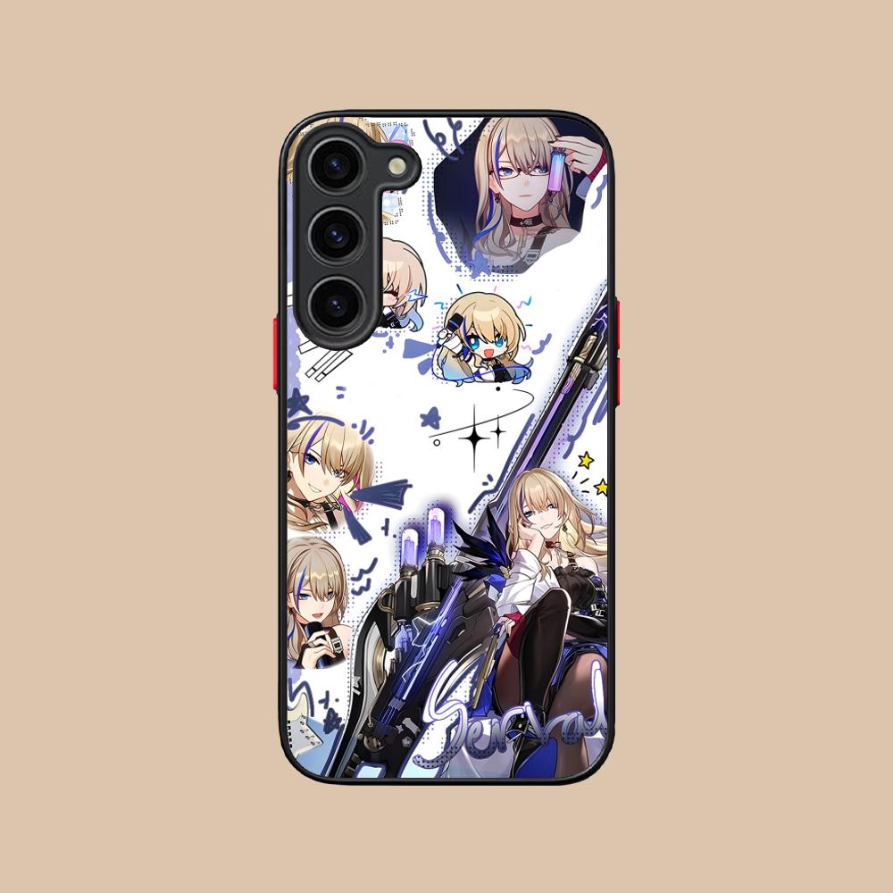 Силиконовый чехол HSR Serval для мобильного телефона Samsung Galaxy S26 S25 S24 S23 S22 S21 Plus FE Ultra Цветной чехол