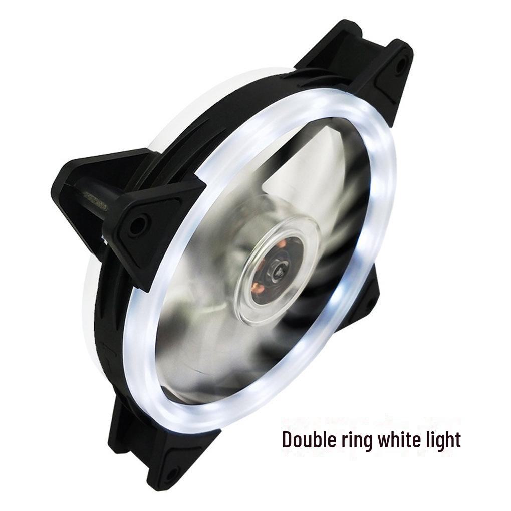 12 см RGB LED ультра-тихий вентилятор охлаждения корпуса настольного компьютера