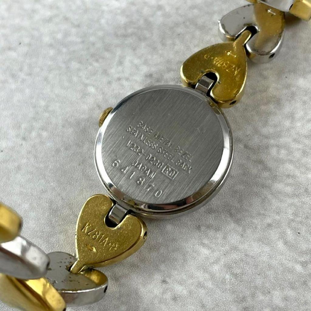 [USED] Working/SEIKO ALBA Quartz Wristwatch with Heart Shape