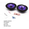 2pcs 5 / 6.5 Inch Car Speaker Mid-bass Modified Non-destructive Installation Full Range Frequency Subwoofer Car Audio