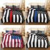 Комплект пододеяльников с принтом национального флага (1 пододеяльник + 2 наволочки) Комплект постельного белья для спальни, общежития