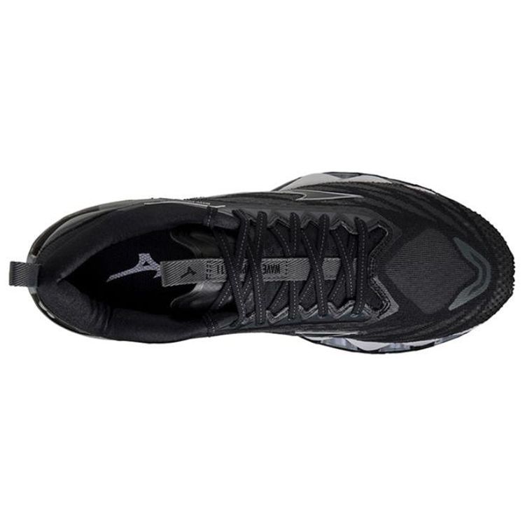 Mizuno Мужские кроссовки для бега Wave Prophecy 11 Темно-серый Серебристый Черный J1GC220004