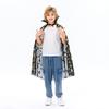 Kids Fantasy Cape Cosplay Costume 2024 Halloween Performance Wear Cloak Batman Superman Style Black One Size