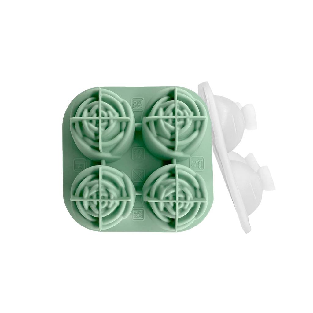 Leeseph Silicone Ice Cube Tray, Fun Shapes Whiskey Ice Mold, Reusable Ice Cube Ice Ball Tools for Cocktails Whiskey Brandy Drink