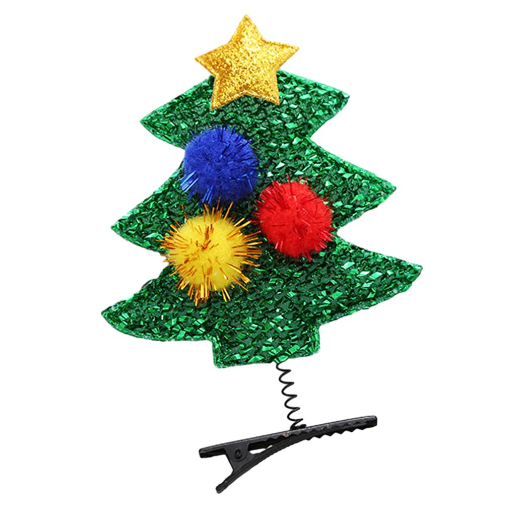 Мультфильм Рождественский Фестиваль Заколка для волос Головной убор для женщин Дети Челки Фотосъемка Покупки Путешествия Противоскользящий