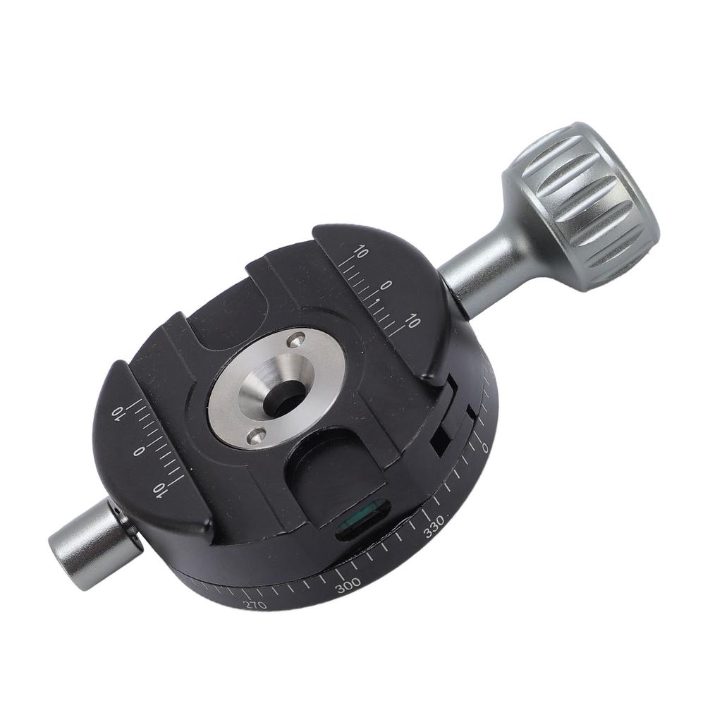 360 Degree Camera Quick Release Base Clamp Quick Setup UNC 38in Screw Hole 360 Degree Panorama