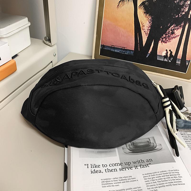 Нагрудная сумка женская большая вместительная спортивная поясная сумка с вышитыми буквами мужская многофункциональная сумка для верховой езды