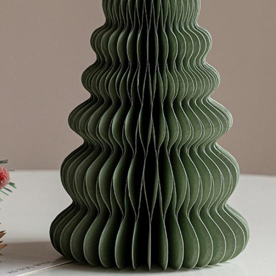 Yousheng Paper Рождественская елка 3D сотовая бумага рождественская елка украшение деревенский настольный центральный элемент для офиса домашний школьный декор