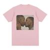 Funny Two Men Kissing Meme T Shirt Men Women Fashion Hip Hop Vintage T-shirt 100% Cotton Casual Loose Short Sleeve T-shirts Tops