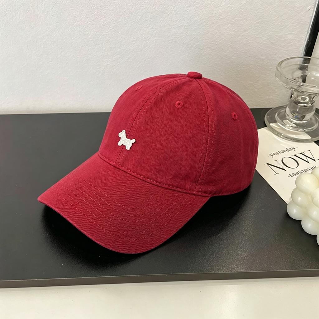 Cartoon Pony Embroidery Versatile Soft Top Baseball Cap Japanese and Korean Fashion Style Embroidery Cap Men's and Women's