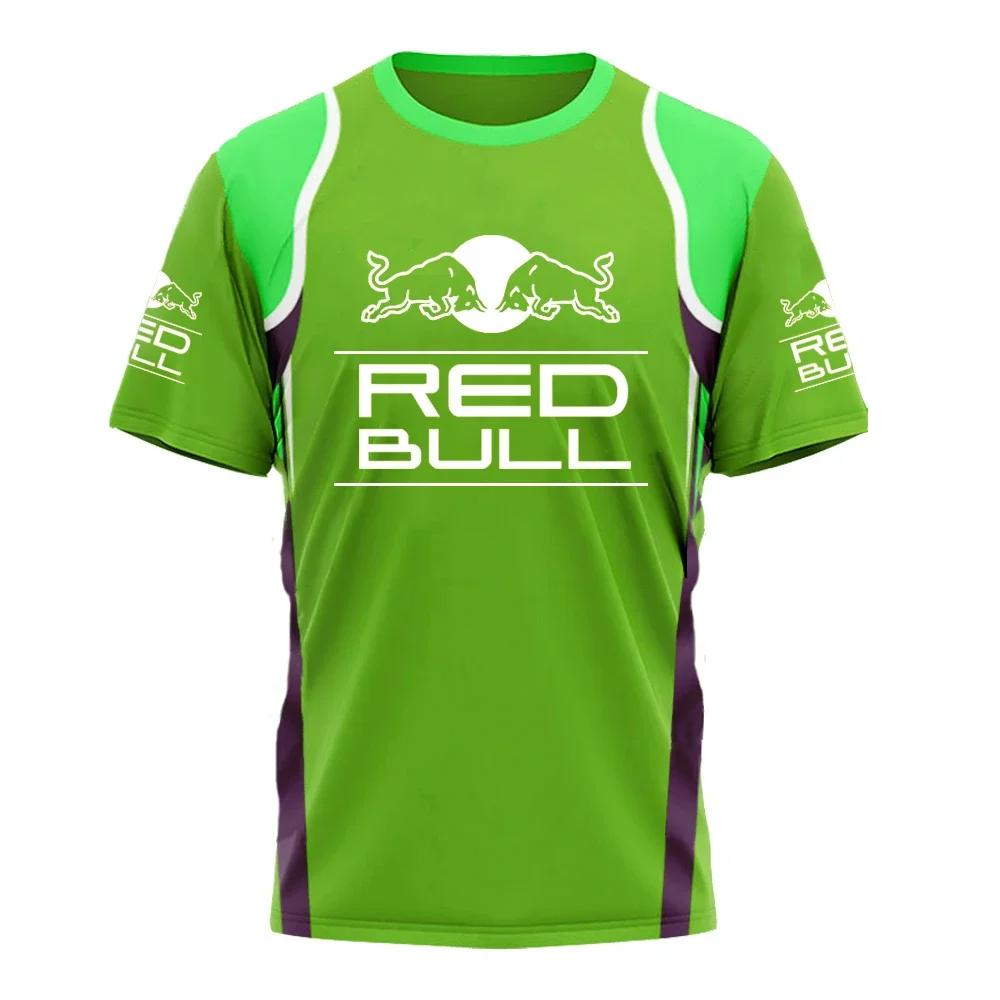 Одежда команды Red Bull Racing F1 Футболка для гонок Формулы 1 Мужская Мотоциклетная Внедорожная Тренировочная Футболка