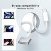Для MacBook 2 м 140 Вт Совместимый с MagSafe 3 Плетеный шнур USB-C к магнитному зарядному кабелю