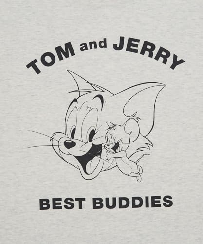 [TOMandJERRY] Футболка с длинным рукавом «Друзья на заказ» в винтажном стиле