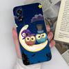 Case Cover For OPPO Reno10 Pro A38 A79 A98 Realme 11 Pro+ Cute Cat Owl Protective Phone Bags Transparent Matte Soft Silicone Shell For OPPO Bumper