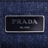 PRADA Canapa ToteM Handbag Bijoux Blue denim Women Used