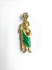 Dripping Religious St. Jude Alloy Pendant Men'S 8Mm Cuban Chain Hip Hop Necklace Personalized Vintage