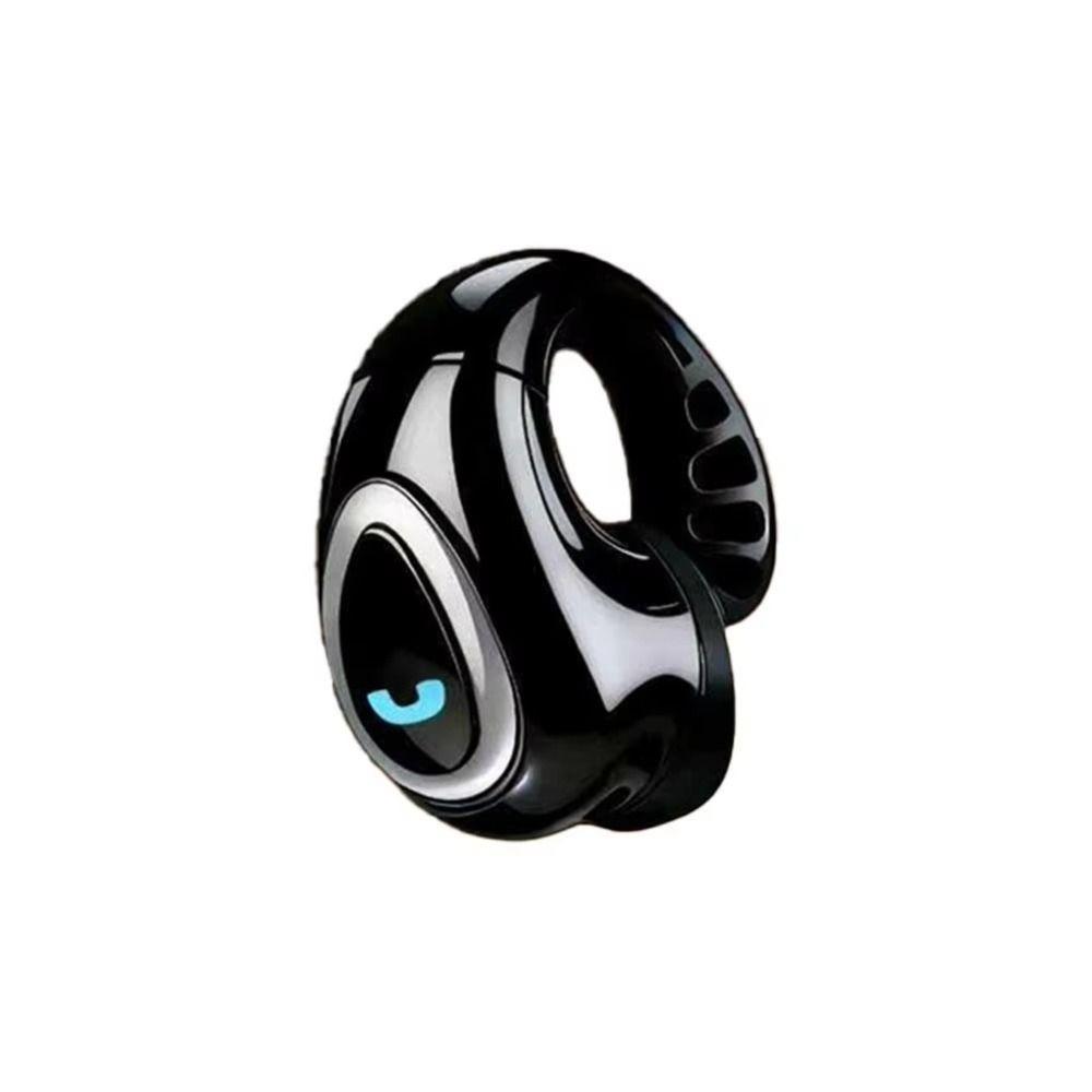 Ultra-Light Single Ear Headset Wireless Clip-On Earphone Stereo Sound Open-Ear Earbuds Workout