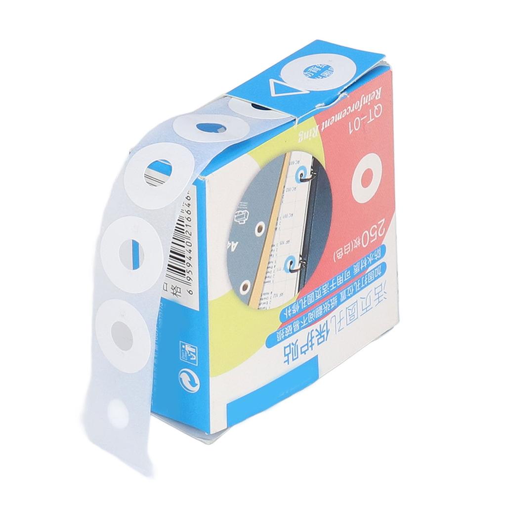 Hole Punch Reinforcers Stickers Production PVC Waterproof Simple Reinforcement Labels