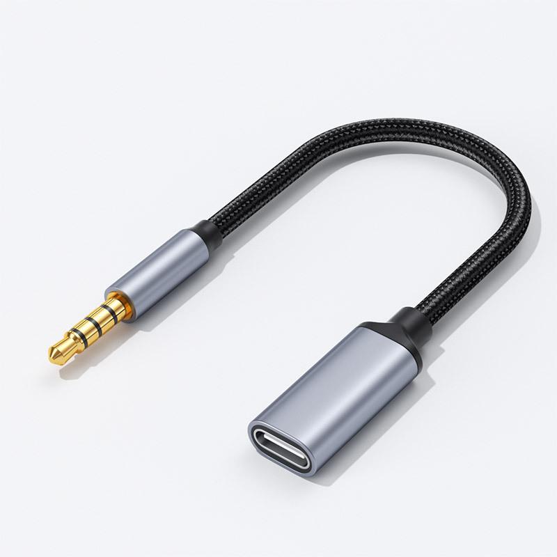 1 шт. 3,5 мм штекер на Type-C AUX Аудиоадаптер USB C Порт для Телефона Планшета ПК Наушников Микрофона Кабельный АдаптерХороший продукт