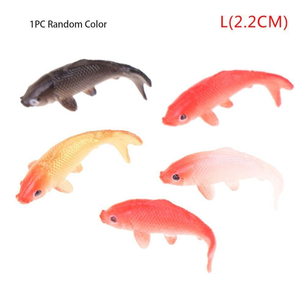 Soft Goldfishes Models Mini Fish Miniature Creative Fish Tank Ornament Landscaping Props