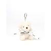 Macni MINI BEAR KEYRING WHITE