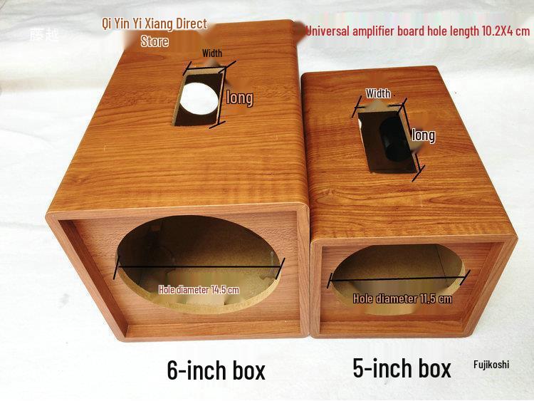 Деревянный корпус для автомобильного сабвуфера: 5-цветный тестовый корпус динамика, 5 размеров в наличии