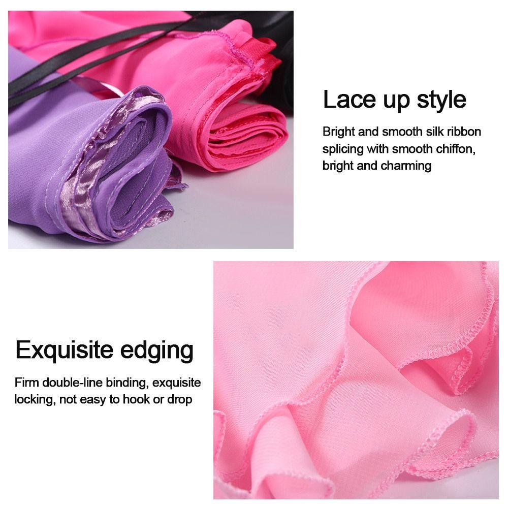 Танцевальные юбки Платье для тренировок Танцевальное платье Шнуровка Шифоновые юбки Юбка Балет Балетные юбки