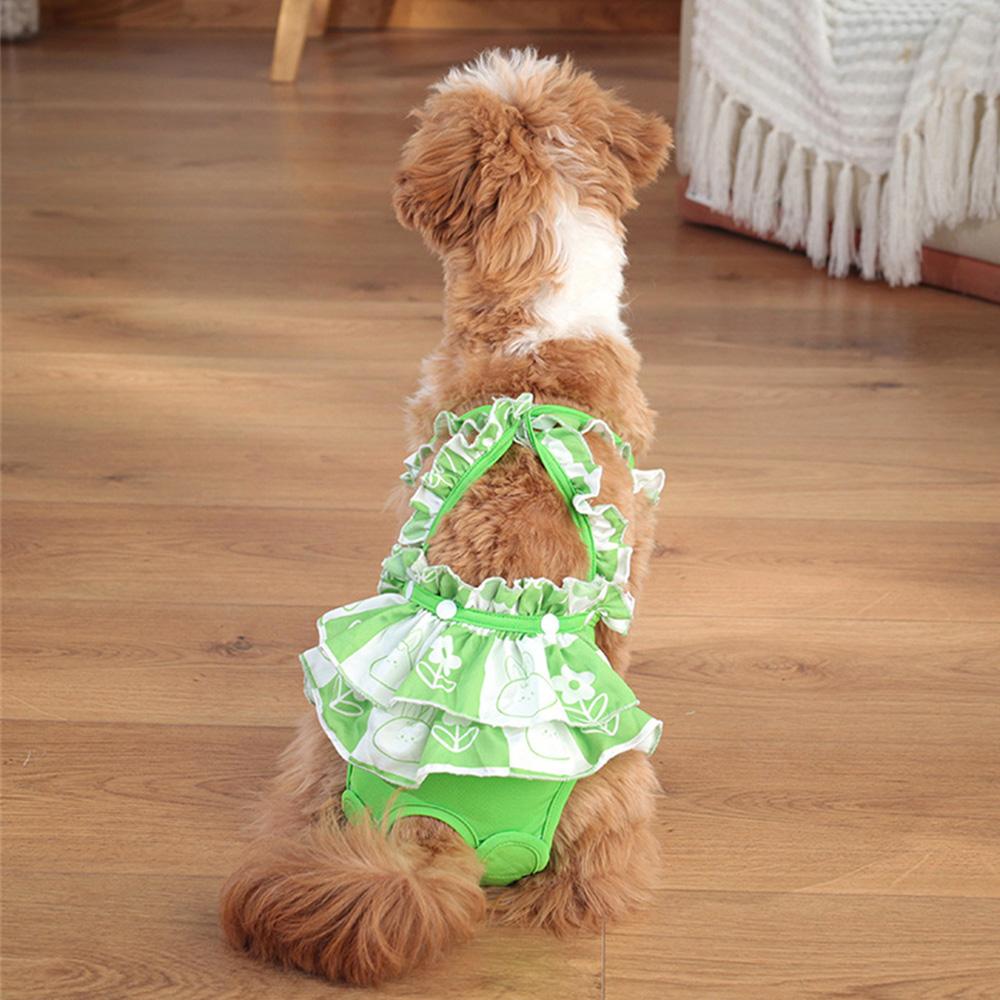 Симпатичные женские физиологические штаны для собак с кружевом, моющиеся трусики для домашних животных, защитные шорты для собак, шнауцеров, пуделей, кошек, товары mascotas