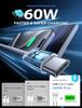 Оригинальное быстрое зарядное устройство PD 60 Вт 6 А USB C на Type C кабель для Apple iPhone 15/16 Pro MAX быстрая зарядка для Samsung S24 Xiaomi кабель