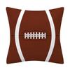 Football Basketball Rugby Double-Sided Printed Pillow Cover Short Plush Suitable Living Rooms Bedrooms Sofas Throw Cushion Cover