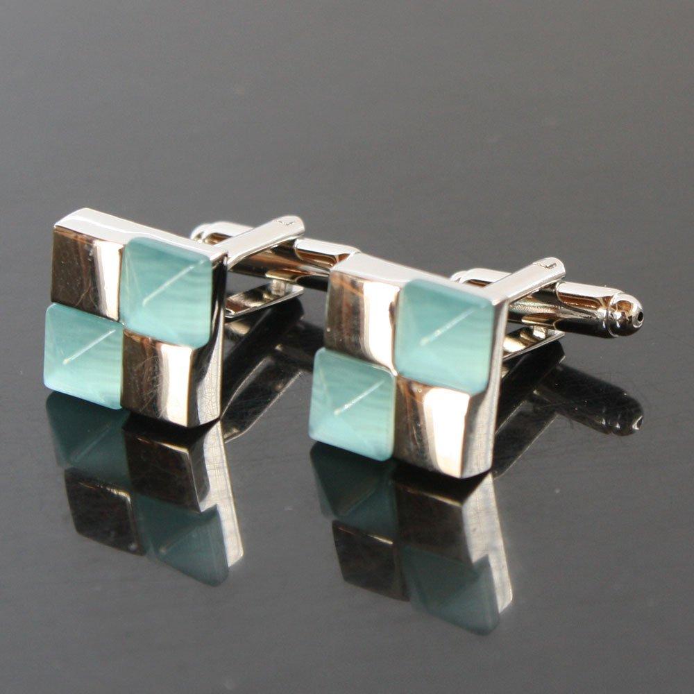 Мастерская запонок Камакура Запонки Blue Eye Pointer Синие кошки (Запонки) sc053-3