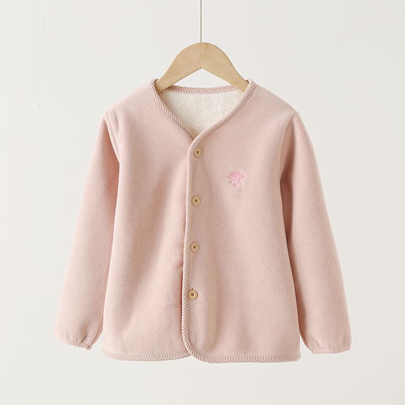 2024 Теплая флисовая куртка для мальчиков - Утепленная для осени/зимы