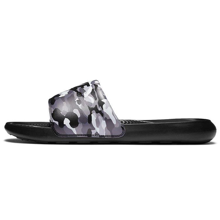 Nike Шлепанцы Victori One с принтом 'Camo Black Grey' CN9678-001