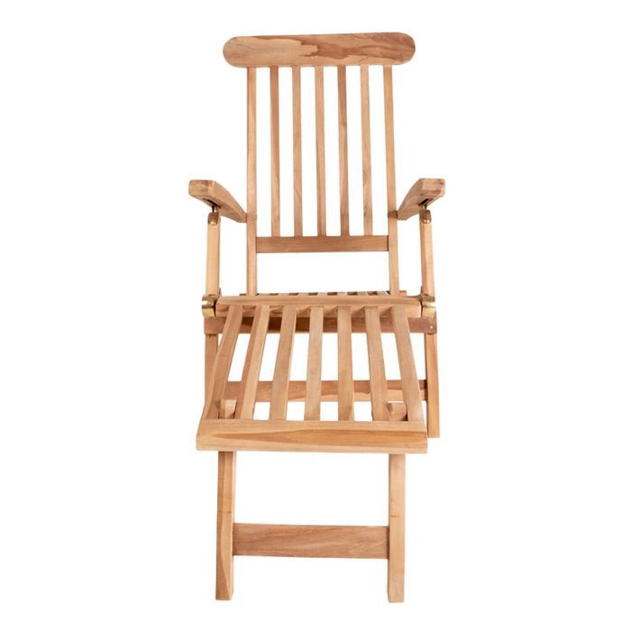 Chaise longue en teck ARRECIFE