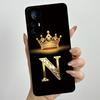 Чехол для Xiaomi 12 Lite Чехол для Xiaomi 12T Pro 5G Чехол с буквой-короной для пары Мягкий жидкий силикон Защитная задняя крышка для объектива
