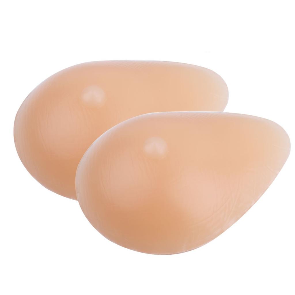 2Pcs Removable Breast Enhancers for Women Silicone Breast Forms Fake Boobs Breast Pad