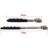 LED telescopic magnetic tool, extendable from 19cm to 80cm with LED light, magnetic telescopic tool, suitable for finding metal parts such as nuts, et
