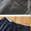 Spring and Summer Baggy Jogging Pants Men Youth Casual Breathable Beach Ramie Cotton Pants Drawstring Elastic Waist Straight Pants