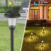 2PCs Solar Ground Lights LED Outdoor Landscape Path Lamp Waterproof Solar Garden Lights For Yard Garden Walkway Patio Driveway