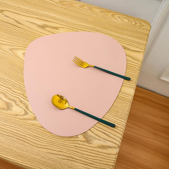 Западный коврик для столовых приборов, цветной овальный дизайн, термостойкий, легко чистящийся кухонный защитный коврик для обеденного стола