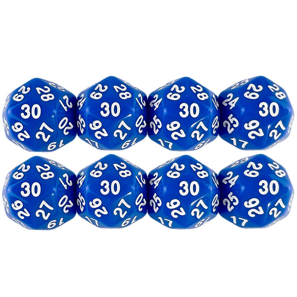 D30 Dice 1pc Polyhedral Dice for DND Game Club Party Family Board Game Props