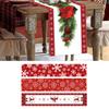 1PC New Year Tablecloth Xmas Ornament Home Decor Navidad Natal Noel Polyester