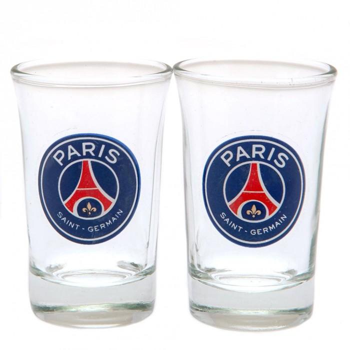 Paris Saint Germain FC Набор рюмок Crest (Упаковка из 2 шт.)
