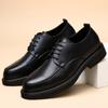 FashionLeather Men Dress Shoes Classic Men's Business Footwear Male Comfortable Oxfords Lace Up Oxfords Business Work Men's Shoes