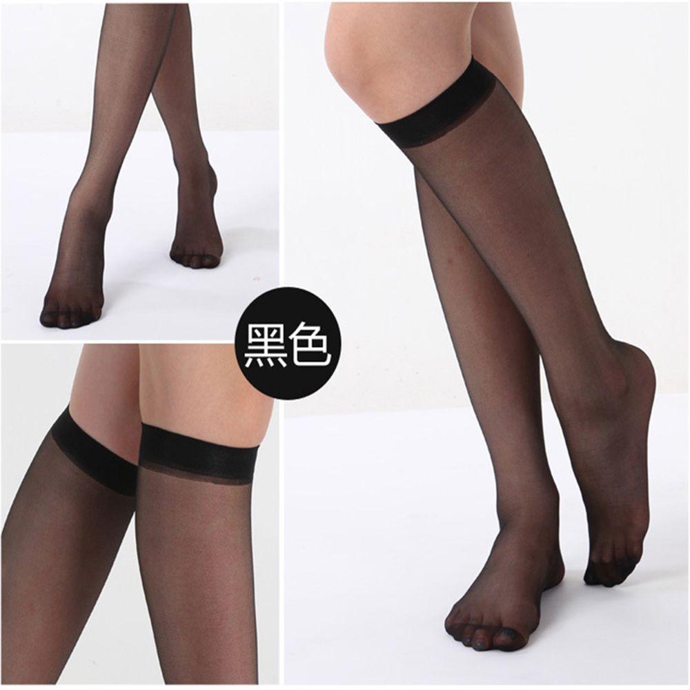 Women's Fashion Knee High Socks Ladies Transparent Stocking Long Tights Thigh High