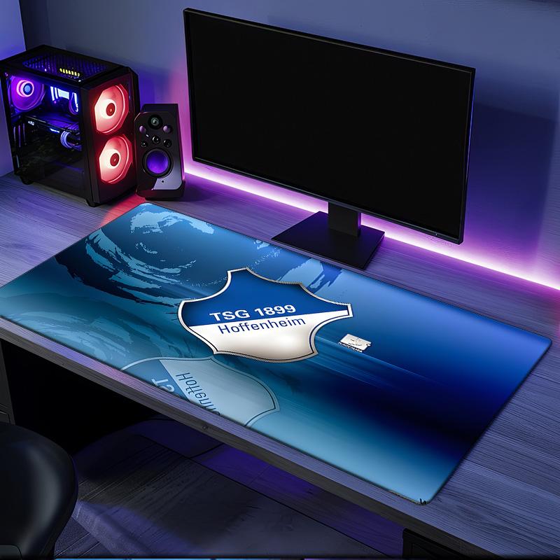 Flame And Shield Hoffenheim Mouse Pad, Rubber Base, Mouse Pad for Gamers and Office Use, Gaming Desk , Easy To Clean Mat Christmas fan gifts