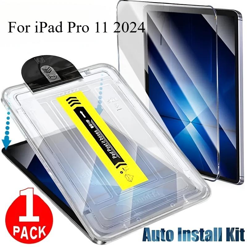 1 упаковка Защитное стекло для экрана iPad A16 2025 Air 11 Pro 13 10-го поколения 10,9 дюйма Инструмент для автоматической установки HD-пленка